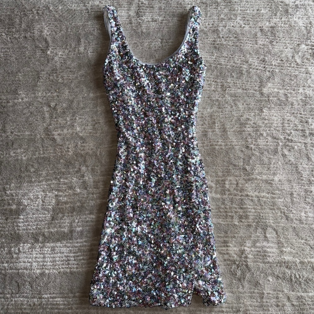 Altar'd State Sparkly Mini Dress